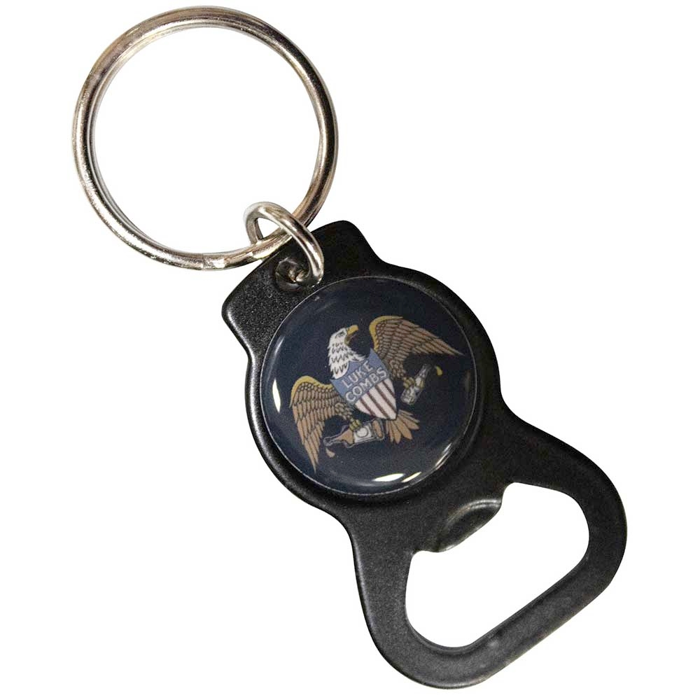 Luke Combs - Tour '23 Eagle Keychain - Black